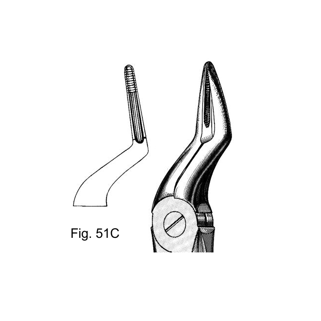 P.408.00A - per radici superiori ambo i lati - Glanz Dental Industries